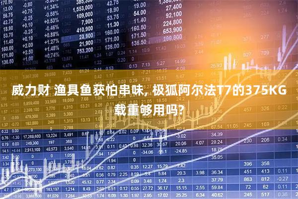 威力财 渔具鱼获怕串味, 极狐阿尔法T7的375KG载重够用吗?